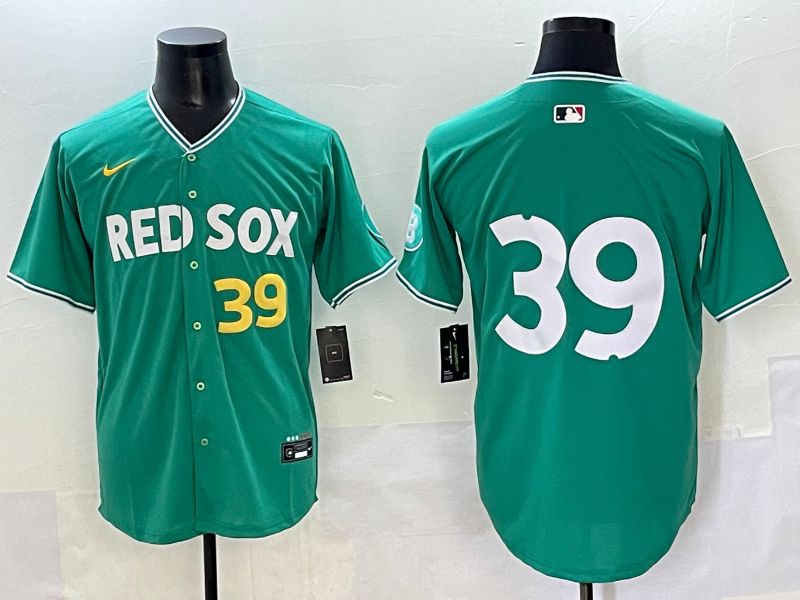 Men 2025 Boston Red Sox #39 No Name Dark Green Joint Name Nike MLB Jersey style 5